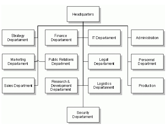 An Organisational Chart